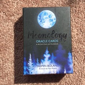 Moonology oracle cards with guidebook